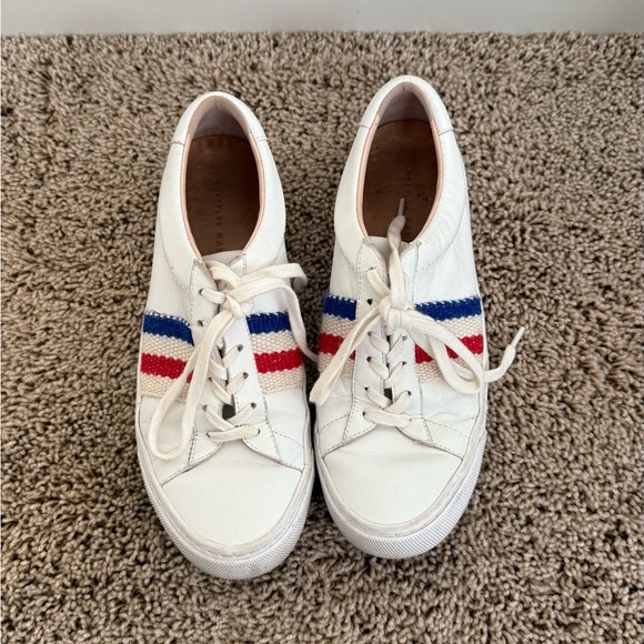 Loeffler Randall Sneakers with Red and Blue Stripes - Picture 4 of 6